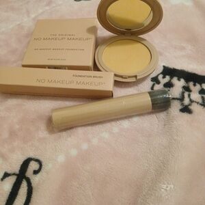 No makeup makeup foundation and foundation brush Fair
